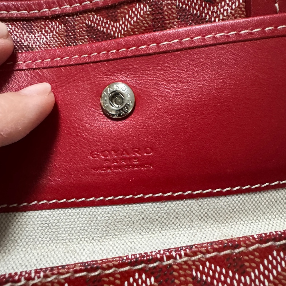 Goyard Red Tote Bag - Picture 6 of 10